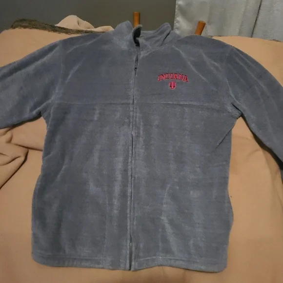 Indiana University Fleece Zip up Jacket - Picture 1 of 3